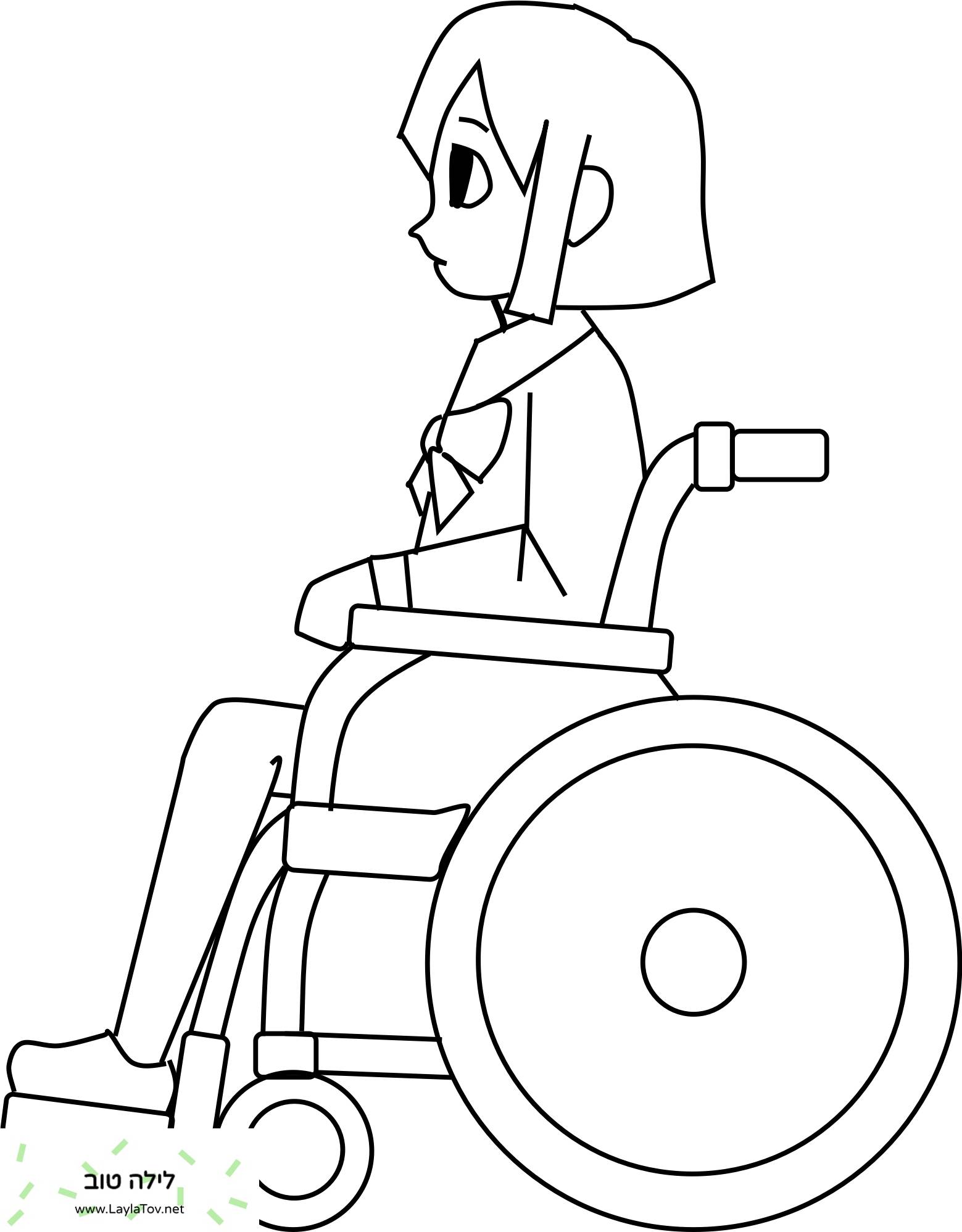 ילדת כיסא גלגלים